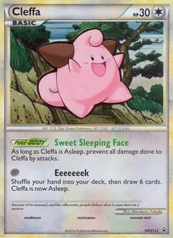 Cleffa card in English