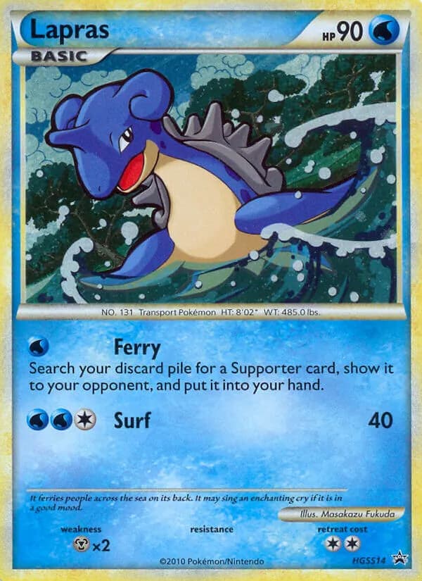 Lapras card in English