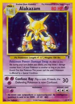 Alakazam card in English