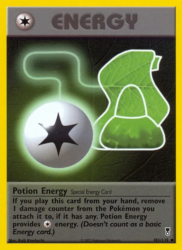 Potion Energy card in English