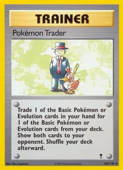 Pokémon Trader card in English
