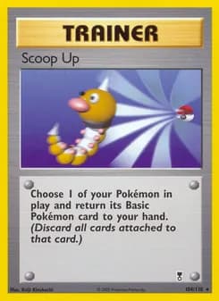 Scoop Up card in English
