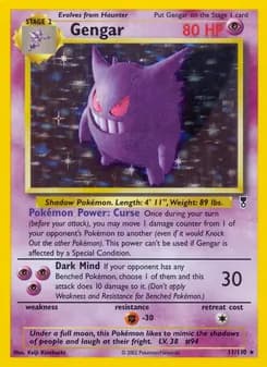Gengar card in English