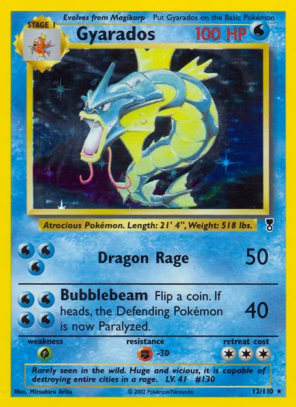 Gyarados card in English