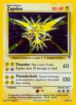 Zapdos card in English
