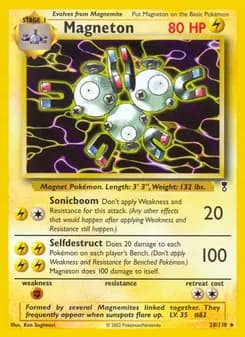 Magneton card in English