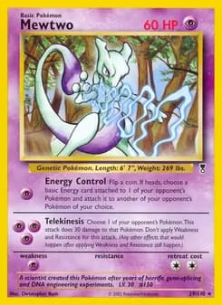 Mewtwo card in English