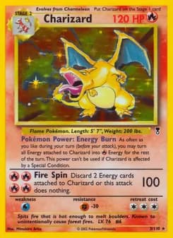 Charizard card in English