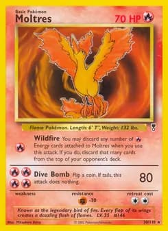 Moltres card in English