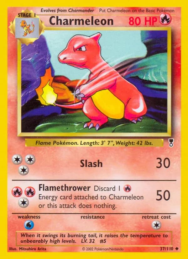 Charmeleon card in English