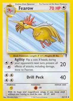 Fearow card in English