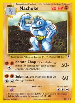 Machoke card in English