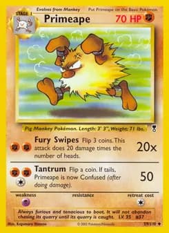 Primeape card in English