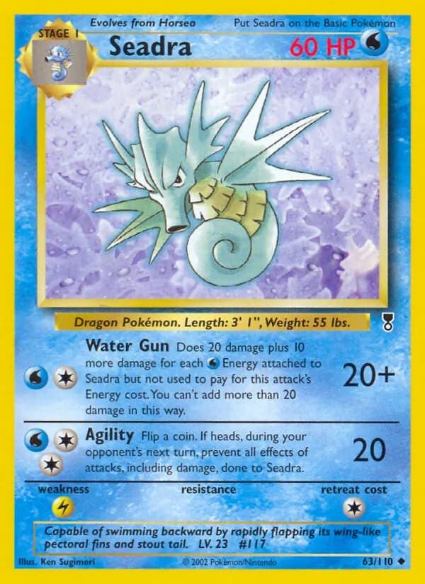 Seadra card in English