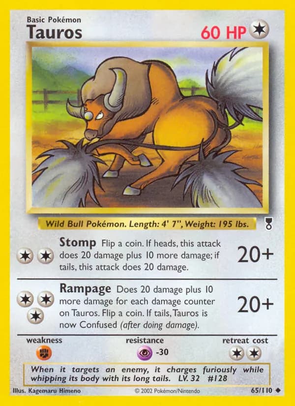 Tauros card in English