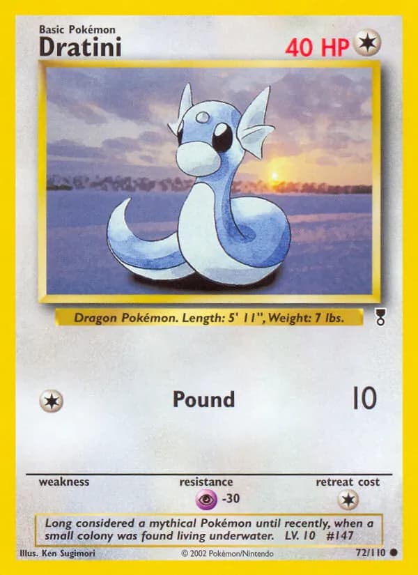 Dratini card in English