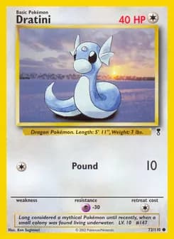 Dratini card in English