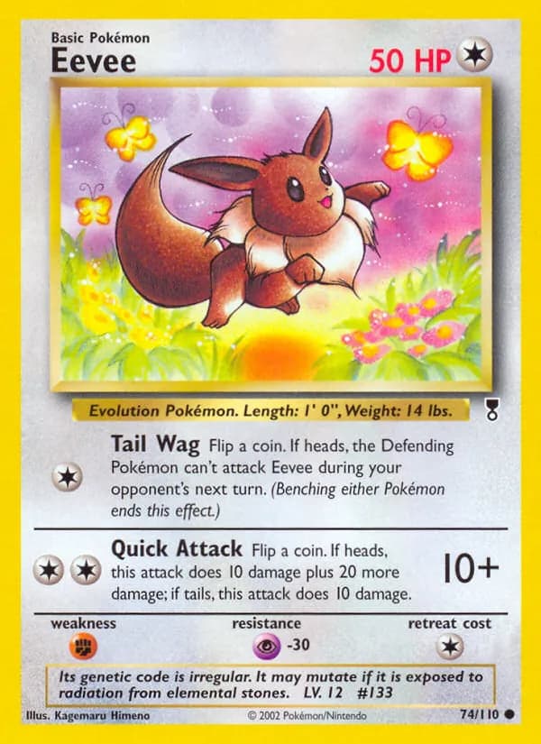 Eevee card in English