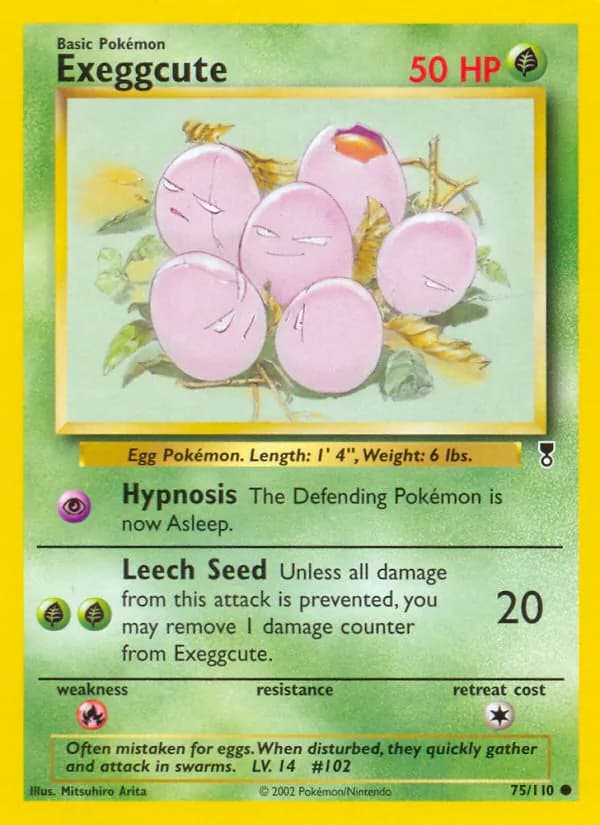 Exeggcute card in English