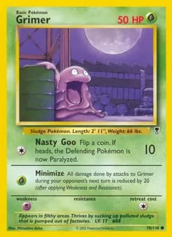 Grimer card in English
