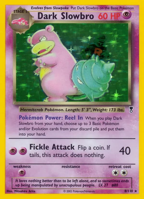 Dark Slowbro card in English