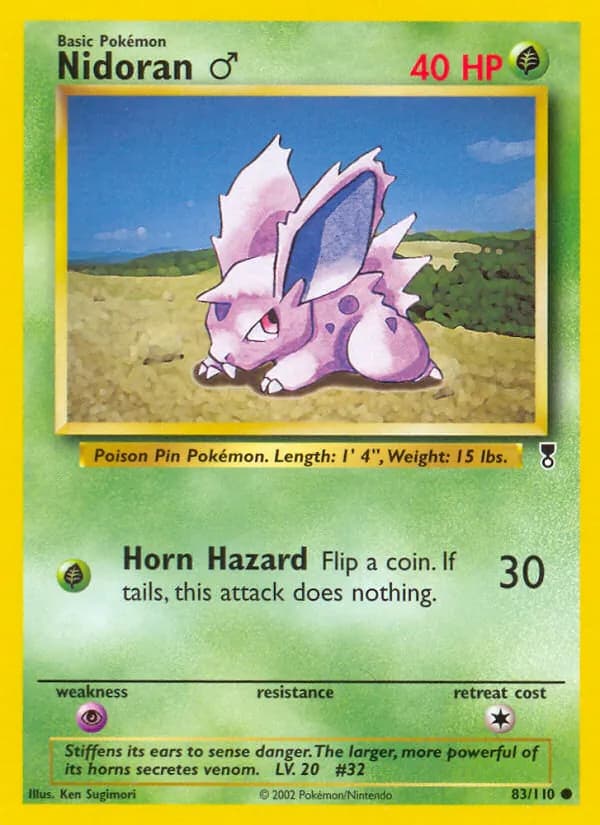 Nidoran♂ card in English