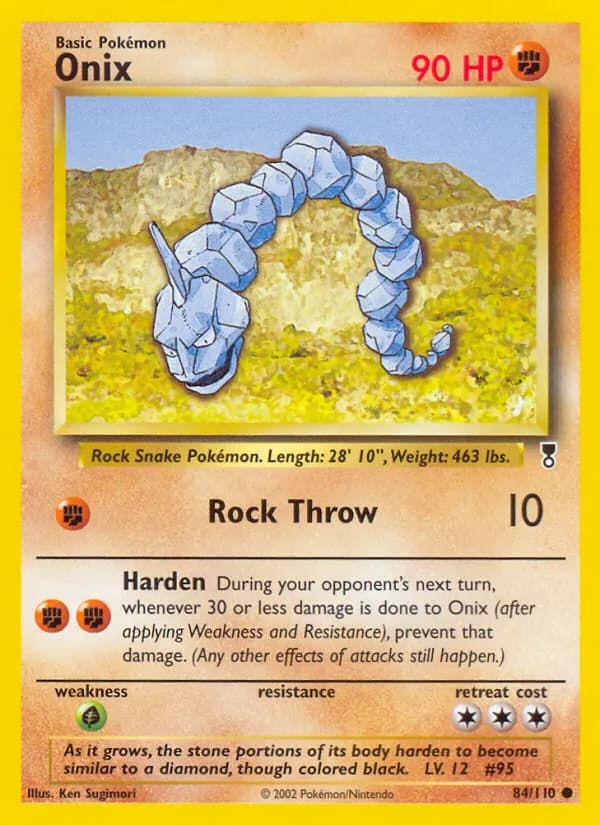 Onix card in English