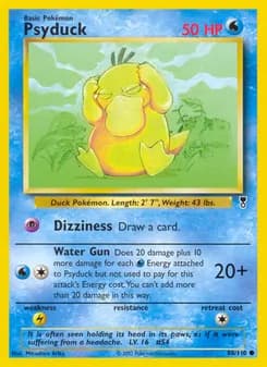 Psyduck card in English