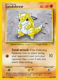Sandshrew card in English