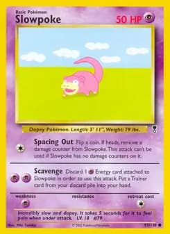 Slowpoke card in English