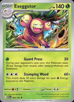 Exeggutor card in English