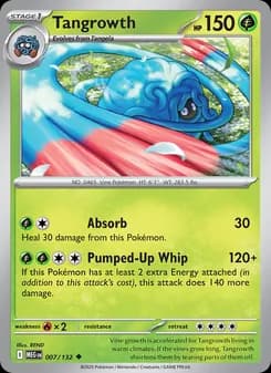 Tangrowth card in English