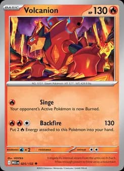 Volcanion card in English