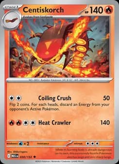 Centiskorch card in English