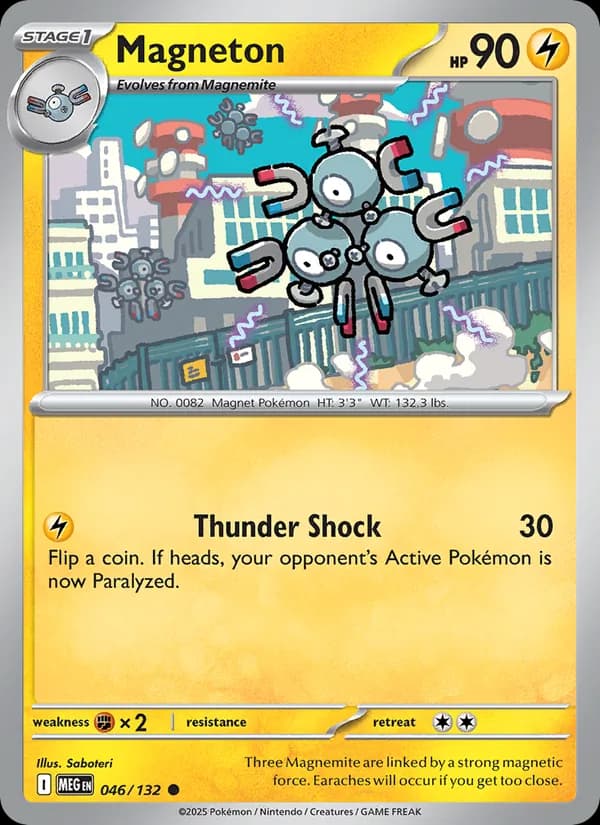 Magneton card in English