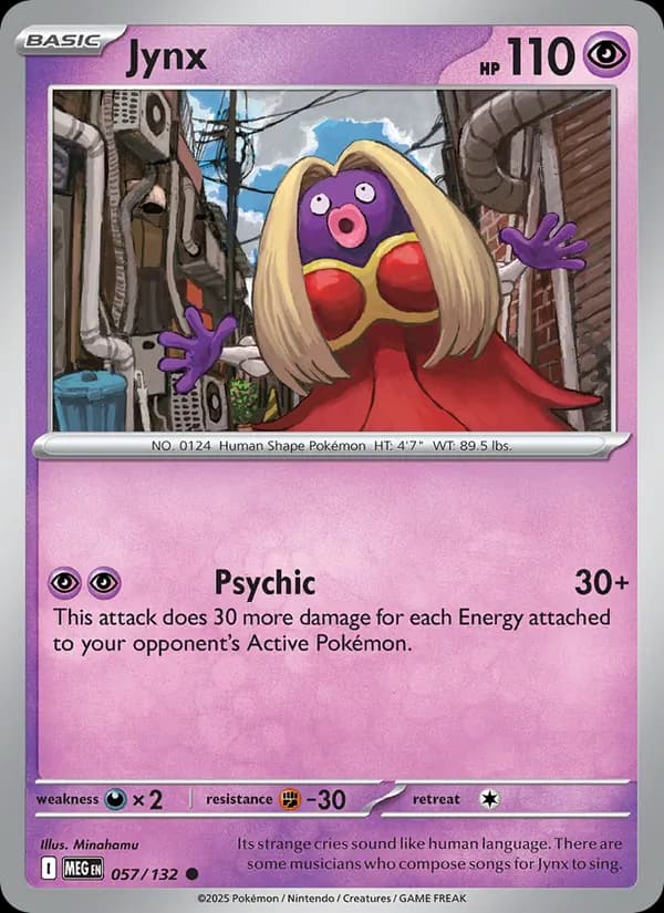 Jynx card in English