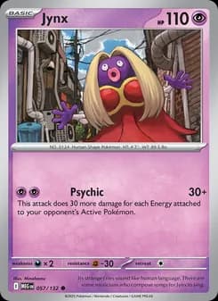 Jynx card in English