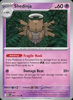 Shedinja card in English