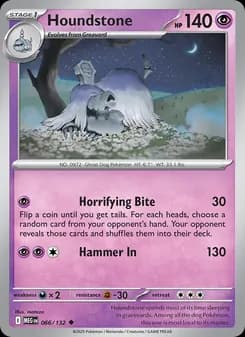 Houndstone card in English