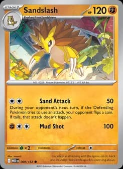 Sandslash card in English