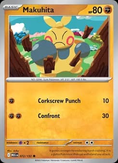 Makuhita card in English