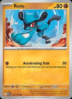 Riolu card in English