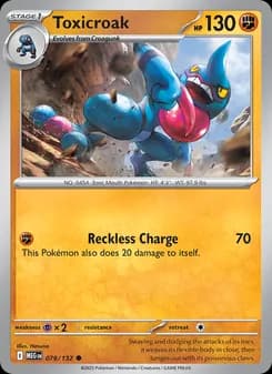 Toxicroak card in English