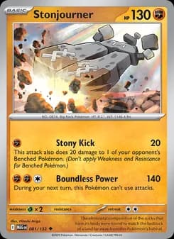 Stonjourner card in English
