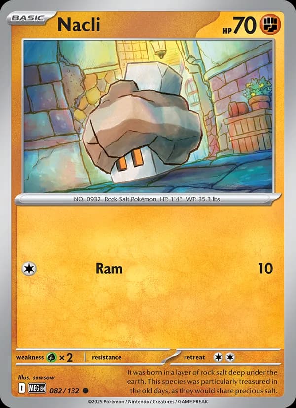 Nacli card in English