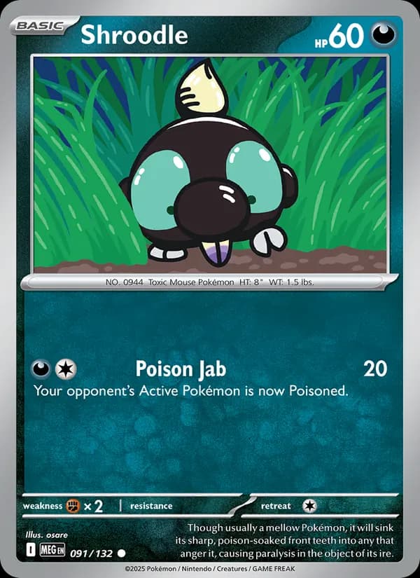 Shroodle card in English