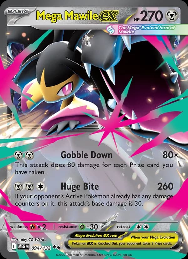 Mega Mawile ex card in English