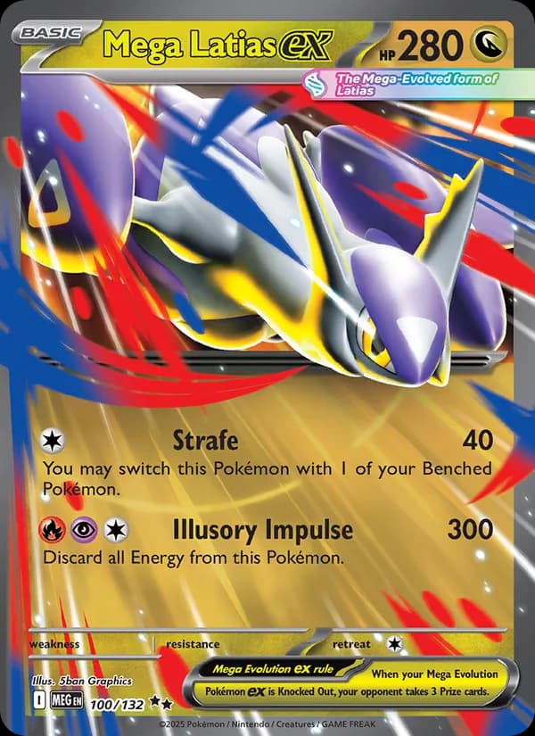 Mega Latias ex card in English