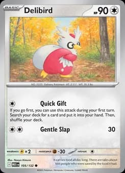 Delibird card in English