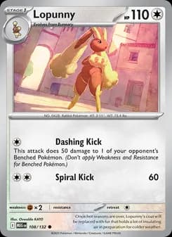 Lopunny card in English